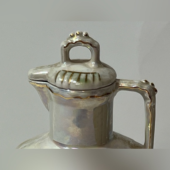 Lustreware 1950s Iridescent German Lusterware Porcelain Vinegar Decanter 2895 - Picture 7 of 14